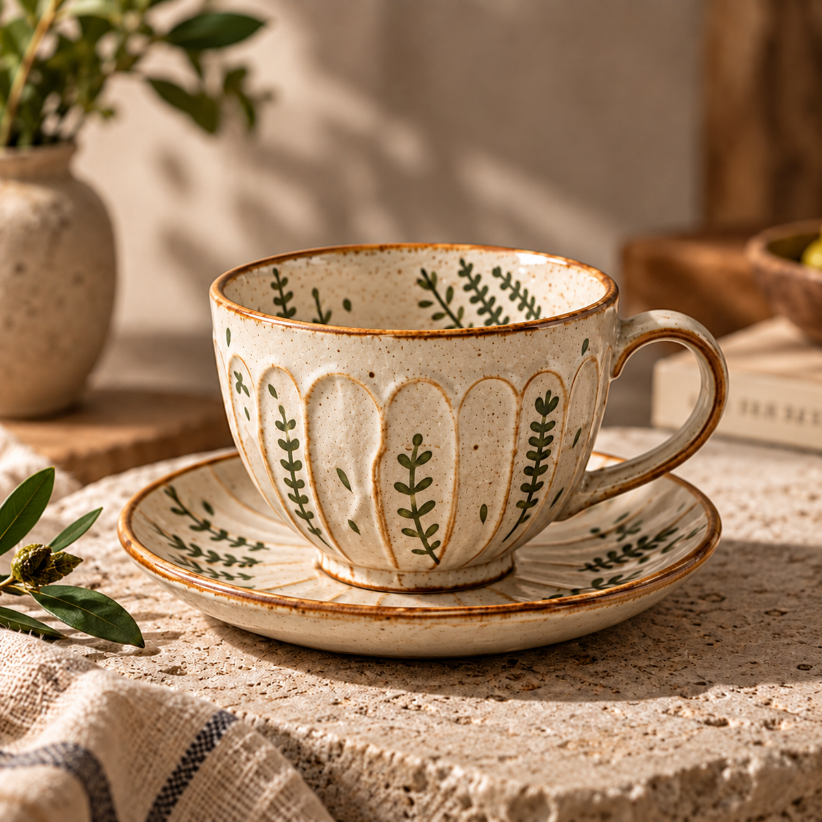 PetalKey Breakfast Cup & Saucer
