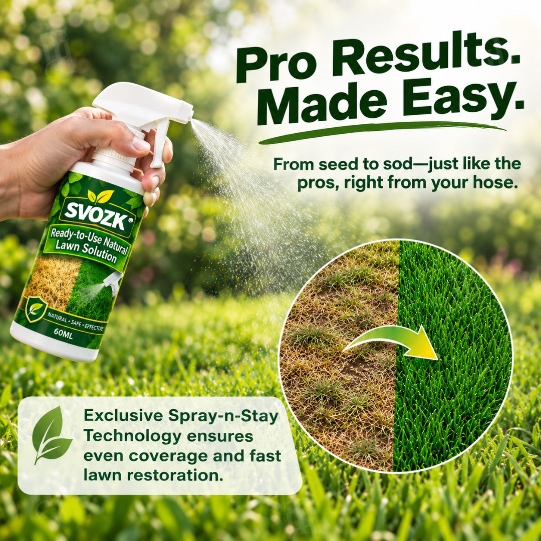 🔥 50% OFF! SVOZK® Ready-to-Use Lawn Care Spray 🌿 | Greener Lawn, Less Hassle