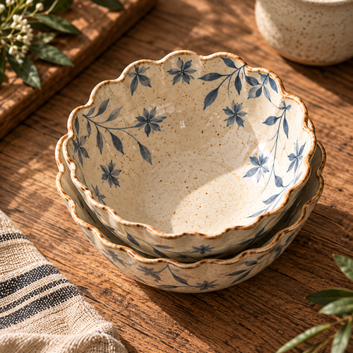 BloomFold Triple Nest Serving Bowls