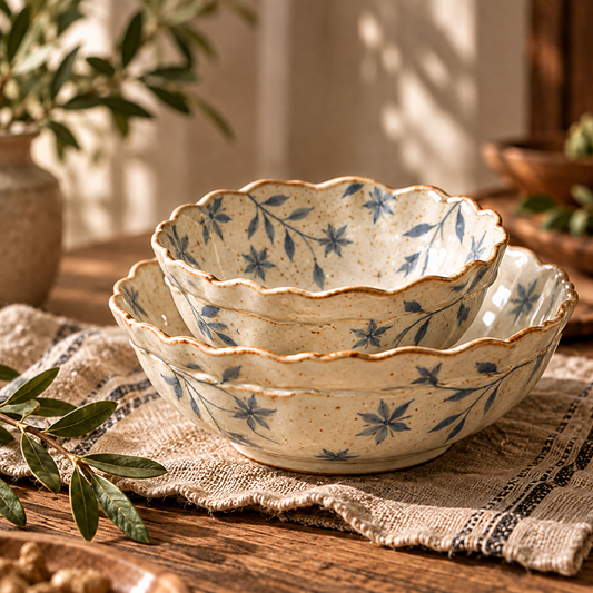 BloomFold Triple Nest Serving Bowls
