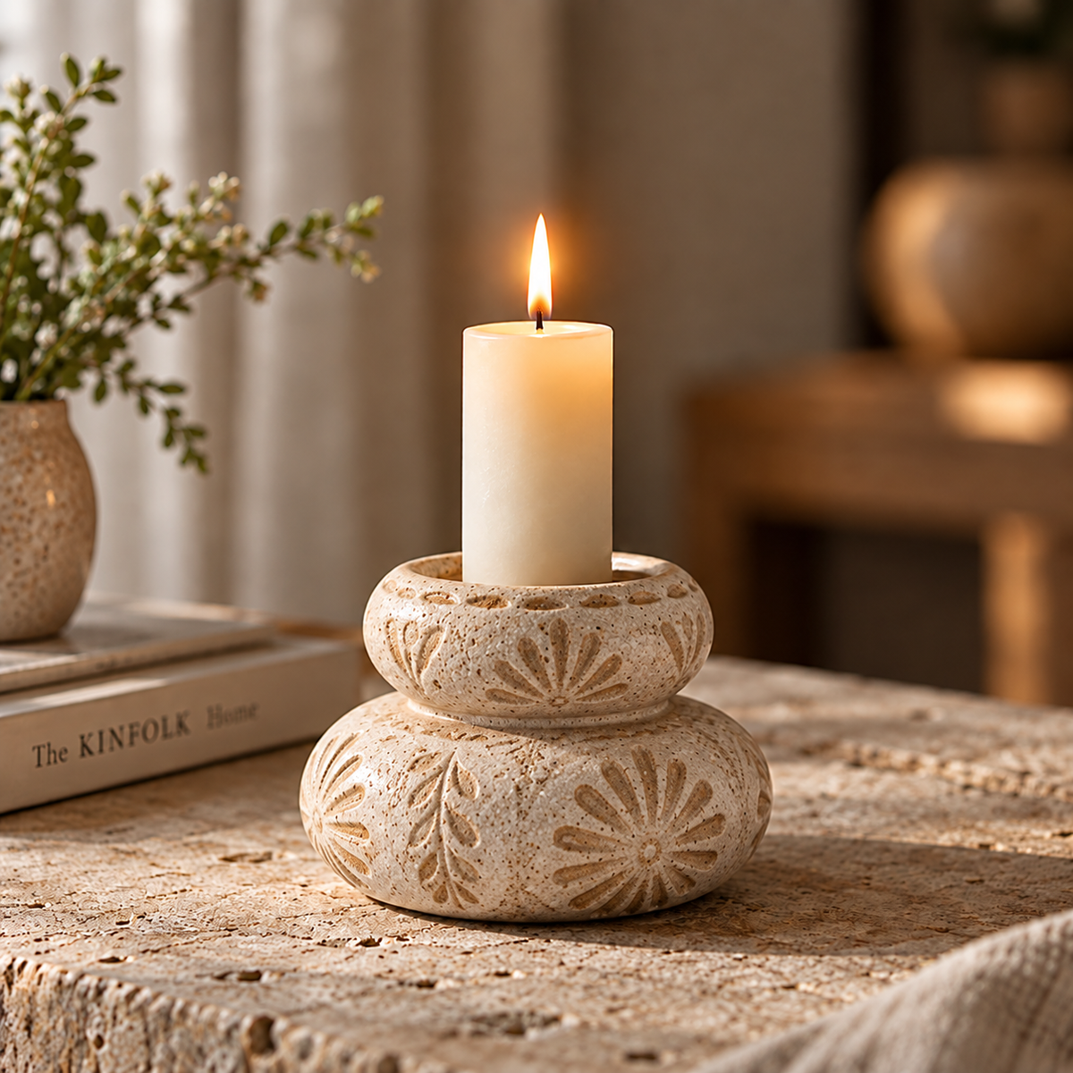 StackStone Reversible Candle Holder