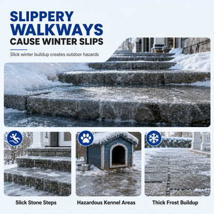 ❄️ 50% OFF! BVJ® Pet-Friendly Ice Melt & De-Icer Spray 🐾 | Fast-Acting Frost Remover