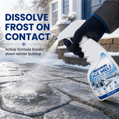❄️ 50% OFF! BVJ® Pet-Friendly Ice Melt & De-Icer Spray 🐾 | Fast-Acting Frost Remover